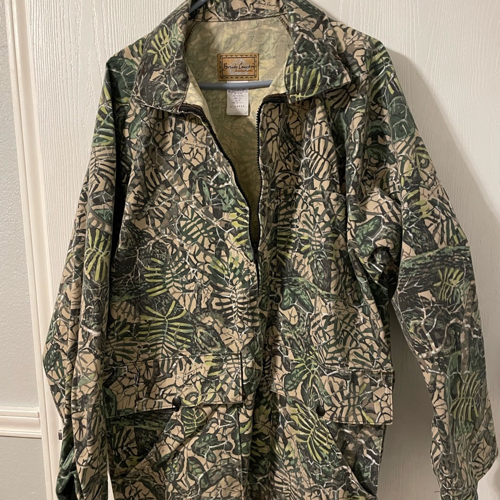 Mens Camo Hunting Jacket, brush country